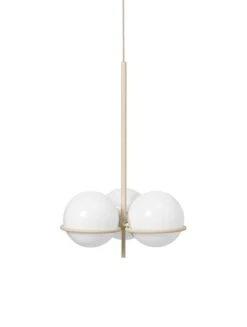 Ferm LIVING Lustre Era, Eggshell -ferm LIVING Magasin fermLIVING SS22 EraChandelier 1104265567 pack 2
