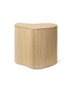 Ferm LIVING Table De Rangement Isola, 50 cm, Naturel -ferm LIVING Magasin fermLIVING SS22 IsolaStorageTable Natural 1104265292 pack 2