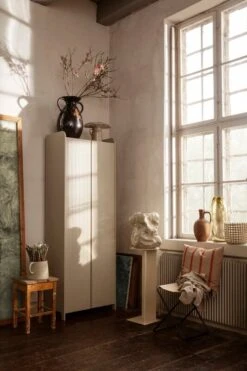 Ferm LIVING Coussin Grand, 50 X 50 Cm, Camel - rouge -ferm LIVING Magasin fermLIVING SillCupboardTall image 1