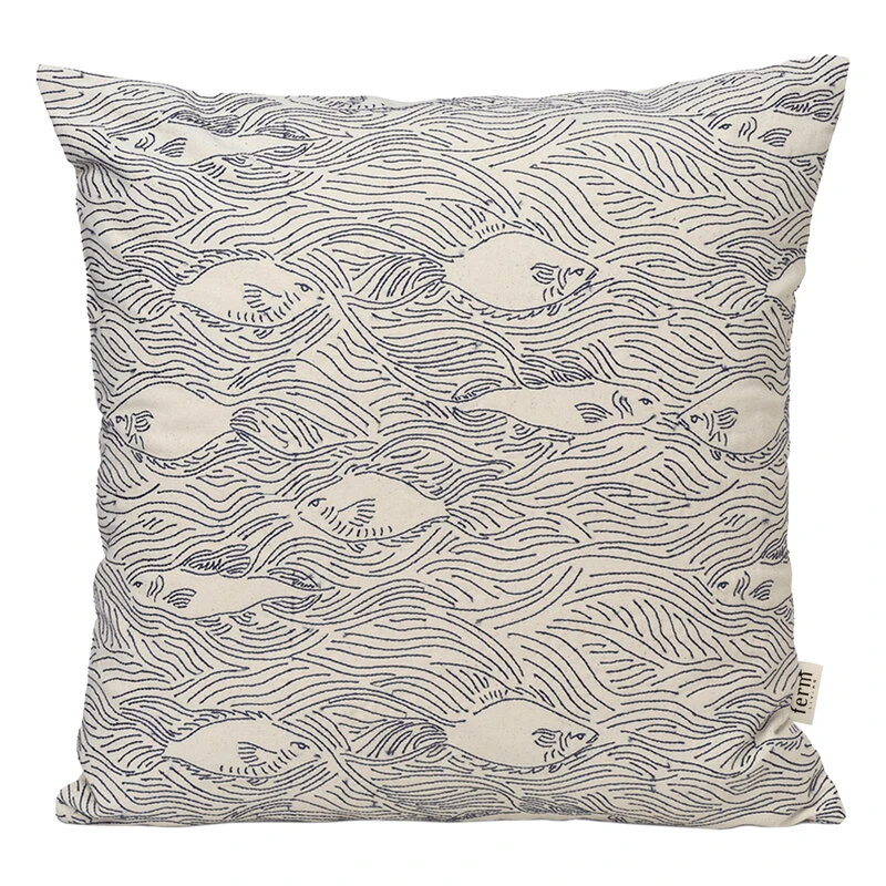 Ferm LIVING Coussin Stream, Blanc Cassé 3 Ferm LIVING Coussin Stream, Blanc Cassé