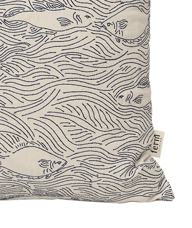 Ferm LIVING Coussin Stream, Blanc Cassé 4 Ferm LIVING Coussin Stream, Blanc Cassé – Image 2