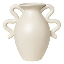 Ferm LIVING Verso Table Vase, Cream