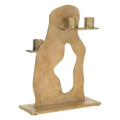 Ferm LIVING Bougeoir Erode, Laiton