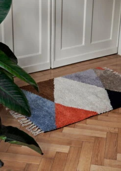 Ferm LIVING Tapis Noué Harlequin, 80 x 120 cm, Multicolore -ferm LIVING Magasin fermLIVING AW22 HarlequinKnottedRug 1104266310 image 1