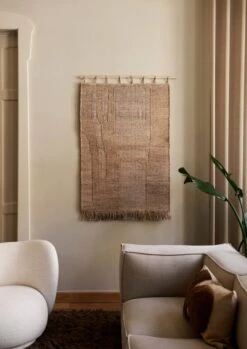 Ferm LIVING Tapis Mural Harvest, 100 x 165 cm, Naturel -ferm LIVING Magasin fermLIVING AW22 HarvestWallRug 1104266299 image