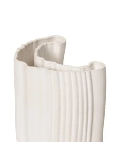 Ferm LIVING Vase Moiré, Blanc Cassé -ferm LIVING Magasin fermLIVING AW22 MoireVase 1104266244 pack 2