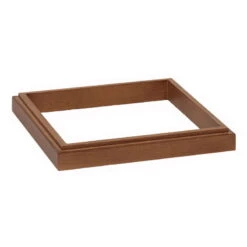 Ferm LIVING Base Pour Vitrine En Verre Miru, Chêne Teinté Foncé