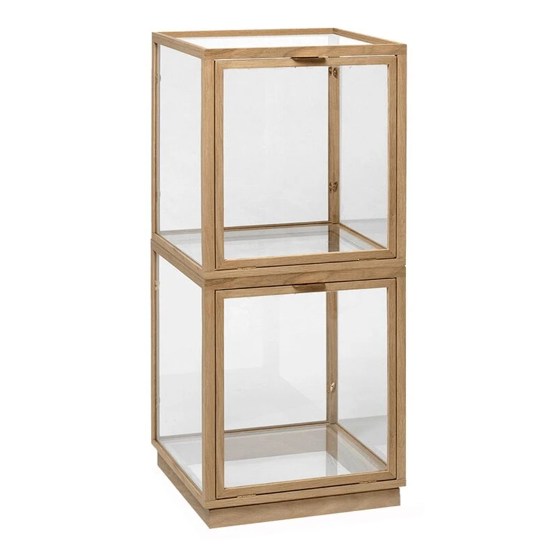 Ferm LIVING Base Pour Vitrine En Verre Miru, Chêne 6 Ferm LIVING Base Pour Vitrine En Verre Miru, Chêne – Image 4