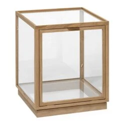 Ferm LIVING Vitrine En Verre Miru, Chêne