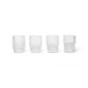 Ferm LIVING Verre Ripple - Small (par 4) -ferm LIVING Magasin verre ripple small par 4
