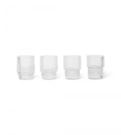 Ferm LIVING Verre Ripple - Small (par 4)